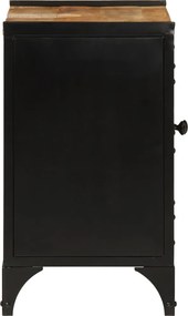 vidaXL Ντουλάπι Νιπτήρα 55x35x60 εκ. από Σίδηρο / Μασίφ Ξύλο Μάνγκο