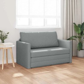 vidaXL Κρεβάτι καναπές 110cm Ανοιχτό γκρι ύφασμα