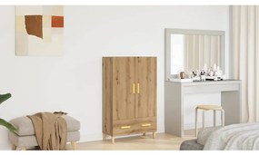 vidaXL Ντουλάπα τεχνίτης Δρυς 70 x 31 x 115 εκ. από Επεξεργασμένο Ξύλο