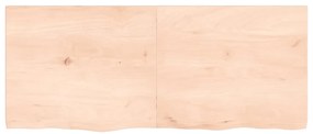 vidaXL Ράφι Τοίχου 120x50x(2-4) εκ. από Ακατέργαστο Μασίφ Ξύλο Δρυός