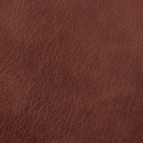 Καρέκλα τραπεζαρίας Shiny Brown Faux Leather