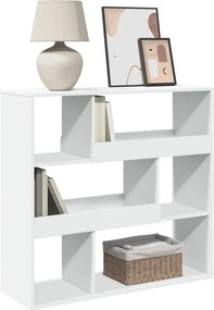 vidaXL Βιβλιοθήκη/Διαχωριστικό Χώρου Λευκό 100x33x94,5 εκ.