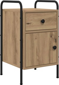 vidaXL Κομοδίνο 2 τμχ. Artisan Δρυς 35 x 36,5 x 61 εκ