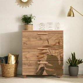 Συρταριέρα Πεύκο Atlantic LEVA 80x43x95