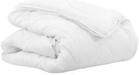 vidaXL Κουβέρτες &amp; Πάπλωμα Λευκό 200 x 200 cm Πολυεστέρας