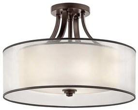 Πλαφονιέρα Φωτιστικό Οροφής 4xE27 Lacey Elstead Lighting-KL-LACEY-SFM-MB-Μπρονζέ KL-LACEY-SFM-MB