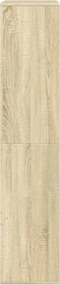 vidaXL Βιβλιοθήκη Sonoma Δρυς 100x33x155,5 εκ. από Επεξεργασμένο Ξύλο