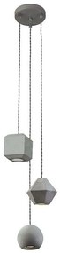 Φωτιστικό Οροφής Geometric III 9695 Concrete Nowodvorski Cement