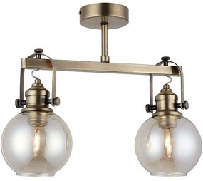 Φωτιστικό Οροφής - Πλαφονιέρα Ponte 341LCA1123 36x35cm 2xE27 40W Gold Opviq