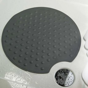 Rotondo Ø 55 anthracite αντιολισθητικό ταπέτο ντουζιέρας Sealskin