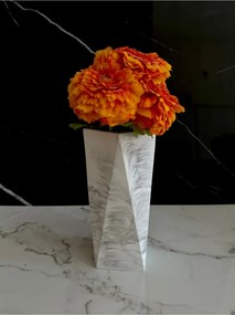 Stewehome χειροποίητο διακοσμητικό γεωμετρικό βάζο από μπετόν