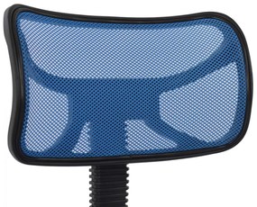 ΚΑΡΕΚΛΑ ΓΡΑΦΕΙΟΥ AKHILA HM1026.06 ΜΠΛΕ ΥΦΑΣΜΑ MESH 40,5x50,5x91,5 εκ.