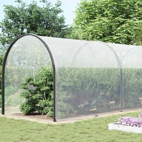 vidaXL Σαφής μουσαμάς με οπές 8x12 m πολυαιθυλένιο