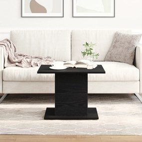 vidaXL Τραπεζάκι Σαλονιού Μαύρη Δρυς 55.5x55.5x40 εκ. Επεξεργασμένο Ξύλο