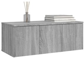 vidaXL Έπιπλο Τηλεόρασης Γκρι Sonoma 80x34x30 εκ. από Επεξεργ. Ξύλο