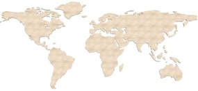 Intra απο ξύλο plywood 3mm-4mm πάχος - Παγκόσμιος Χάρτης Δίασταση 30x30 cm Intraeaxys-joedxj81