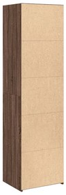 vidaXL Ντουλάπι Καφέ Δρυς 50x41x185 εκ. από Επεξεργασμένο Ξύλο