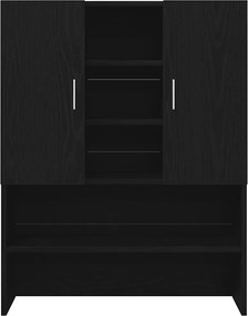 vidaXL Ντουλάπι Πλυντηρίου Μαύρη Δρυς 70,5 x 25,5 x 90 εκ.