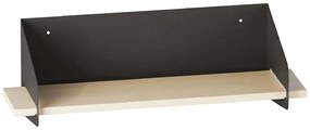 Ράφι Τοίχου Long Arm 491CRT1305 60x19x20cm Black