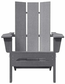 vidaXL Έπιπλα Χαλάρωσης Κήπου 2 pcs Ανοιχτό γκρι 74.5 x 80.5 x 90 εκ.