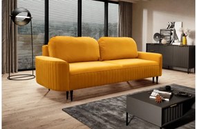 Καναπές - κρεβάτι Art με αποθηκευτικό χώρο , 244x102x92cm, Πορτοκαλί - PL1937