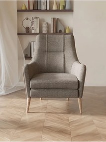 Stewehome Σκανδιναβικός μποέμ πολυθρόνα από μελαμίνη Καφέ 77x99x99 cm