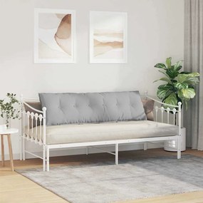 vidaXL Μαξιλάρι Πλάτης Σκίουρος Γκρί 160 x 50 x 19 cm ύφασμα