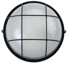 Φωτιστικό Οροφής-Πλαφονιέρα VK/01013/B 19,2x10,7cm 60W E27 IP44 Black VKLed