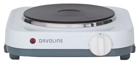 Davoline EK-1500W Επιτραπέζια Εστία Εμαγιέ Μονή Λευκή