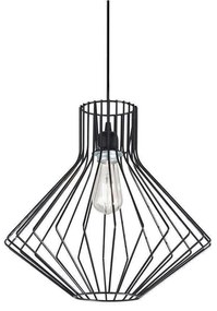 Φωτιστικό Οροφής Ampolla-4 167497 39,5x54/146cm 1xE27 60W Black Ideal Lux