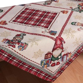 Χριστουγεννιάτικο Καρέ (100x100) Silk Fashion Square Gnomes