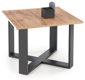 CROSS c. table, color: wotan oak/black DIOMMI V-PL-CROSS-LAW-WOTAN/CZARNY