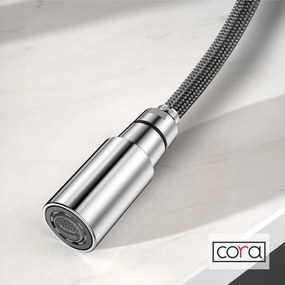 Cora 63360 Chrome - Μπαταρία Κουζίνας με Ντους