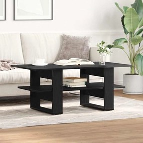 vidaXL Τραπεζάκι σαλονιού Μαύρη δρυς 102 x 55 x 42 cm