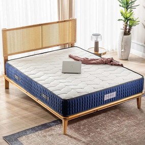 Στρώμα Masaj Terapi 523MRL1164 150x200cm White-Blue Double