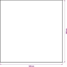 vidaXL Τραβέρσα από γιούτα Φυσικό 140 x 140 cm 100% Γιούτα Τοσσά
