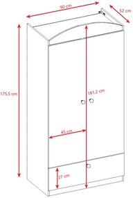 Ντουλάπα Babydreams Cartoon-Mple-Teddy Bear