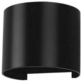 Επιτοίχιο Φωτιστικό LED 5W 230V 5°-120° 700lm IP65 Στρογγυλό Up-Down Μαύρο Θερμό Λευκό 217081 VTAC-217081-Λευκό 217081