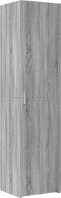 vidaXL Ντουλάπι Γκρι Sonoma 45x42,5x185 εκ. από Επεξεργασμένο Ξύλο