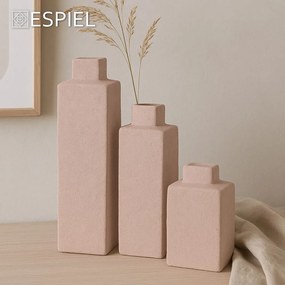 ΒΑΖΟ ΚΕΡΑΜ. ΤΕΤΡΑΓΩΝΟ ΡΟΖ 11,5X11,5X45ΕΚ