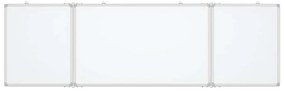 vidaXL Πίνακας Μαρκαδόρου Μαγνητικός Πτυσσόμ. 200x60x1,7εκ. Αλουμινίου