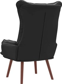 vidaXL Πολυθρόνα Μαύρο 69 x 74 x 93 εκ. Δερματίνη