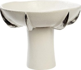 ΜΠΩΛ ΛΕΥΚΟ ΜΕ ΑΣΗΜΙ ΦΥΛΛΑ ΚΕΡΑΜ. 19,3ΕΚ