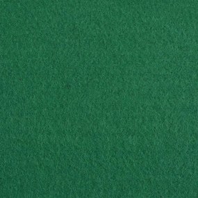 vidaXL Χαλί Μονόχρωμο Πράσινο 1 x 24 m Ύφασμα