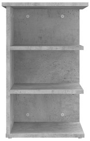 vidaXL Βοηθητικό Ντουλάπι Γκρι Σκυρ. 35 x 35 x 55 εκ. από Επεξ. Ξύλο