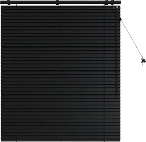 vidaXL Βενετσιάνικη Σκίαση Μαύρο 100 x 130 cm 35 mm