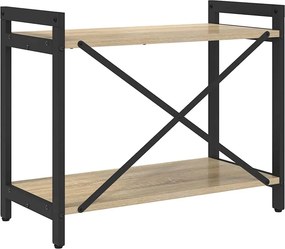 vidaXL Ράφι Βιβλίων Δρύς Sonoma 60 x 30 x 50 εκ. Επεξεργασμένο ξύλο