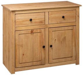 vidaXL Μπουφές 93 x 40 x 80 εκ. από Μασίφ Ξύλο Πεύκου Σειρά Panama