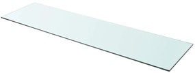 vidaXL Ράφι Πάνελ Διάφανο 110 x 30 εκ. Γυάλινο