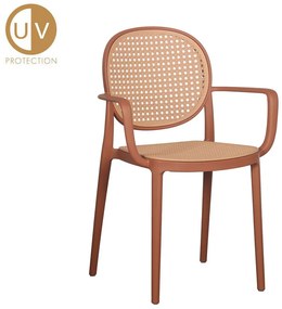 Liberta RATTI/P ΚΑΡΕΚΛΑ TERRACOTTA ΦΥΣΙΚΟ 57x51xH84cm 57x51xH84cm 27-0221